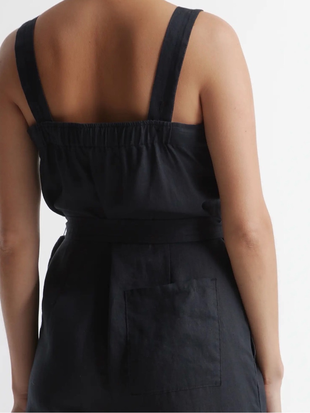 Quince 100% European linen jumpsuit - Picture 4 of 5
